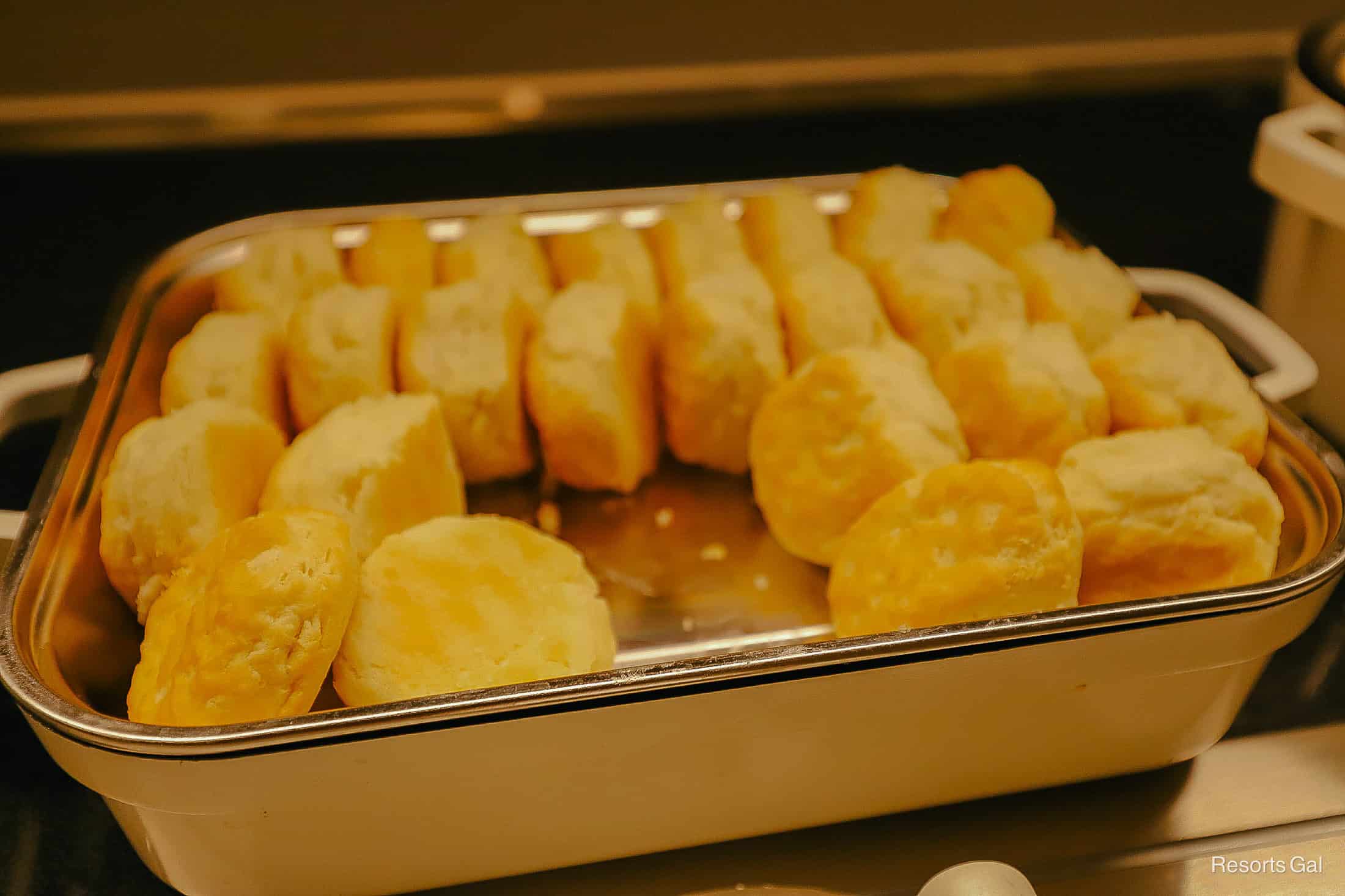 a tray of biscuits 