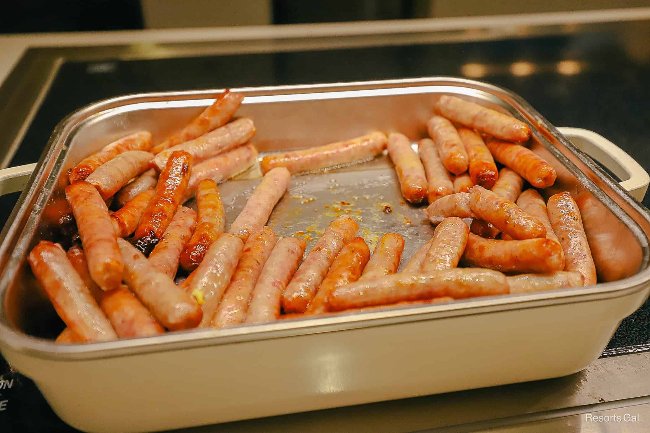 pork sausage at 1900 Park Fare breakfast buffet 