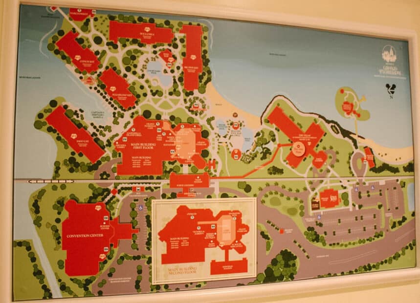 Grand Floridian Villas Map 