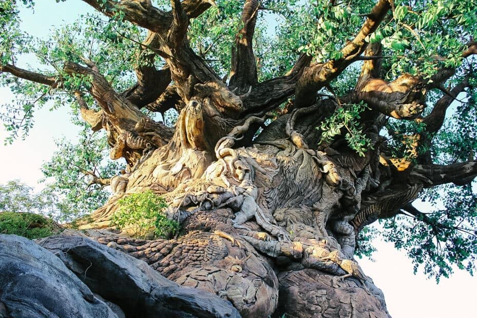Tree of Life Disney wood carvings