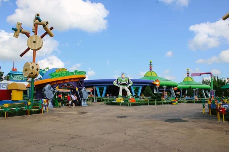 Alien Swirling Saucers