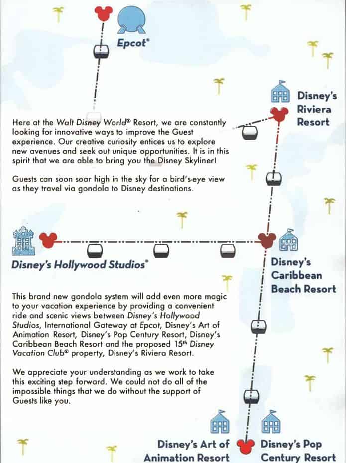 Disney Skyliner Map