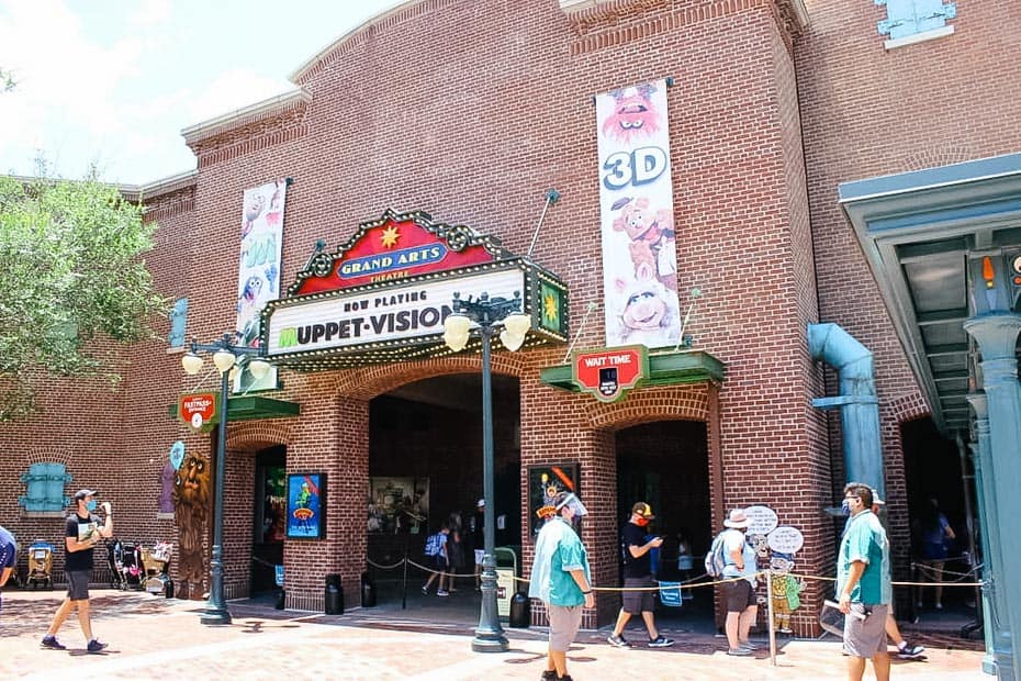 Muppet-Vision 3D entrance at Disney's Hollywood Studios