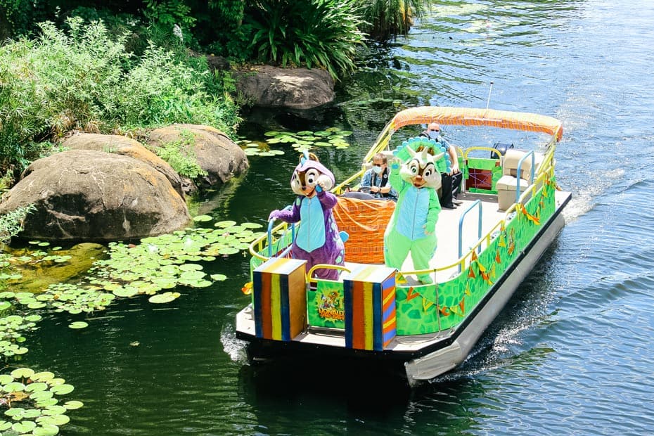 Discovery River Character Cruises at Animal Kingdom Resorts Gal