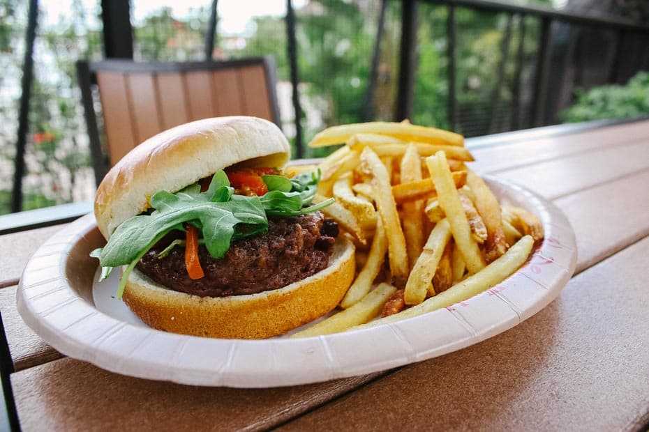 plant-based burger 