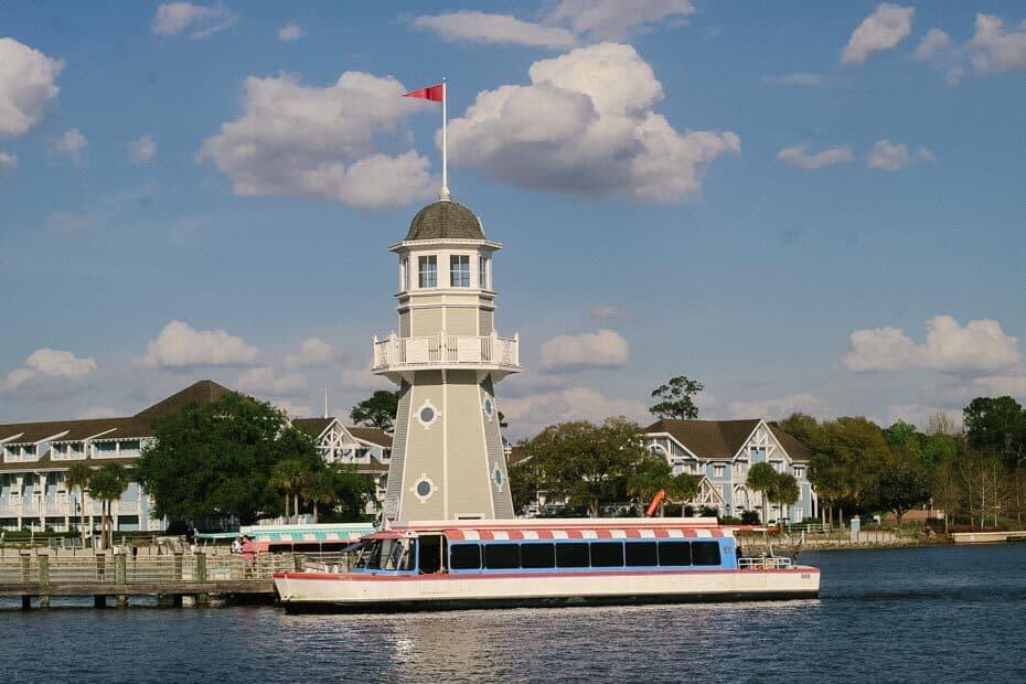 disney yacht club boat transportation