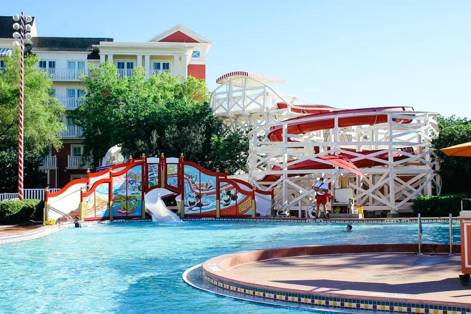 The Pools at Disney's Boardwalk Inn (and the Luna Park Pool)