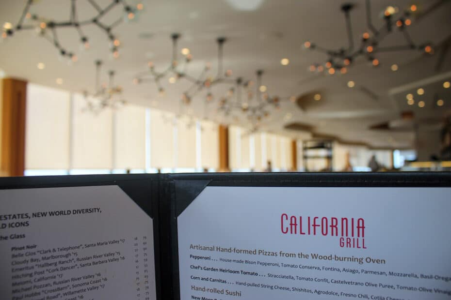 Review California Grill at Disney World Resorts Gal