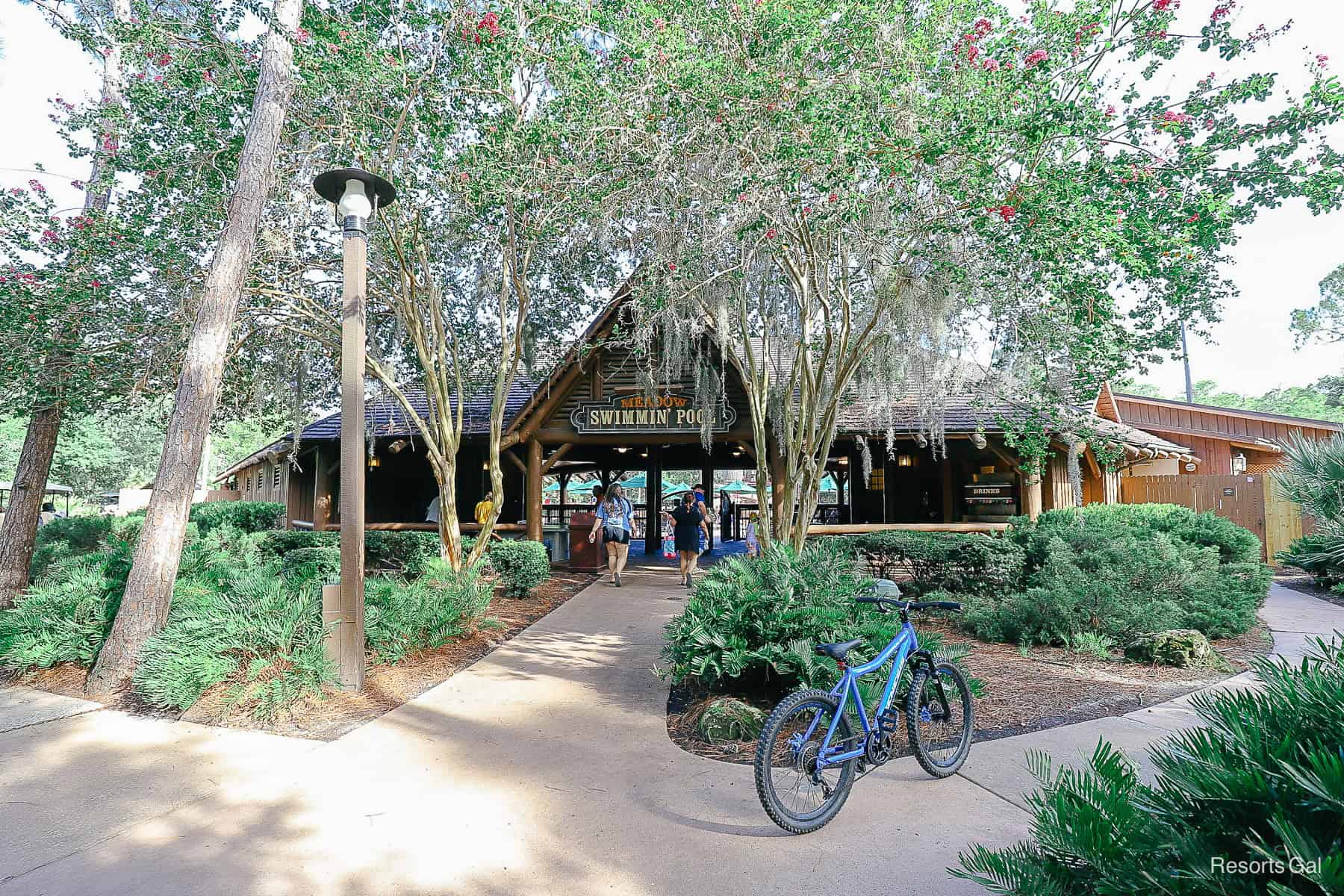 entrance to the Meadow Swimmin' Pool at Fort Wilderness