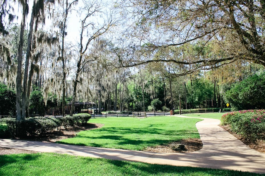 landscape at Fort Wilderness