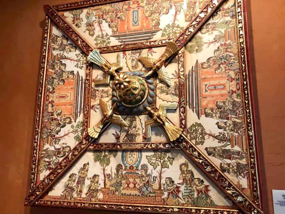 unique art display in Tiffins at Disney's Animal Kingdom