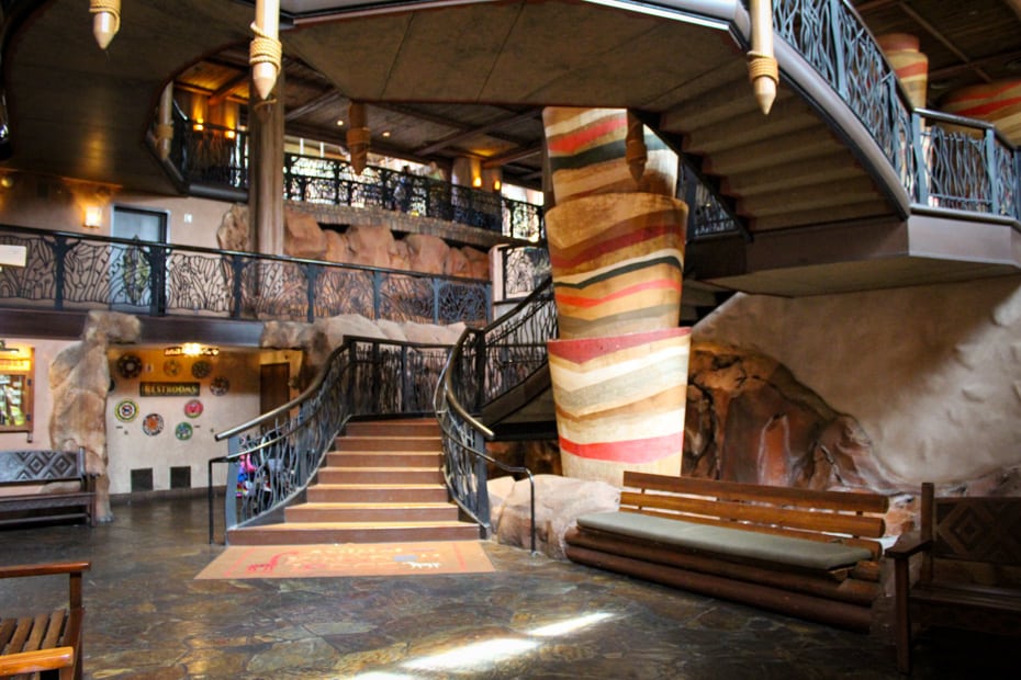 Jambo House staircase 