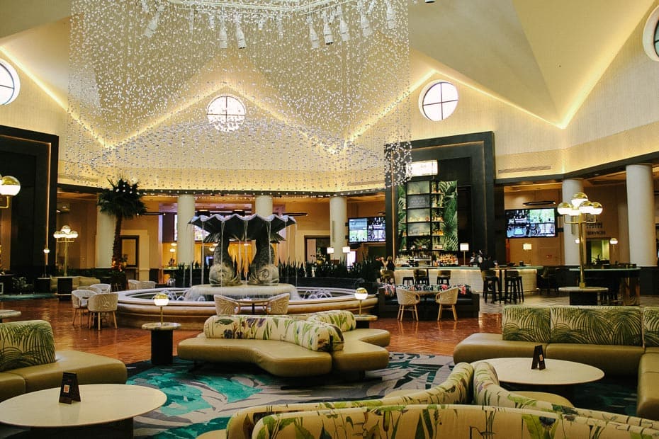 lobby of the Dolphin hotel
