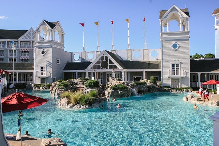 yacht club disney resort pool