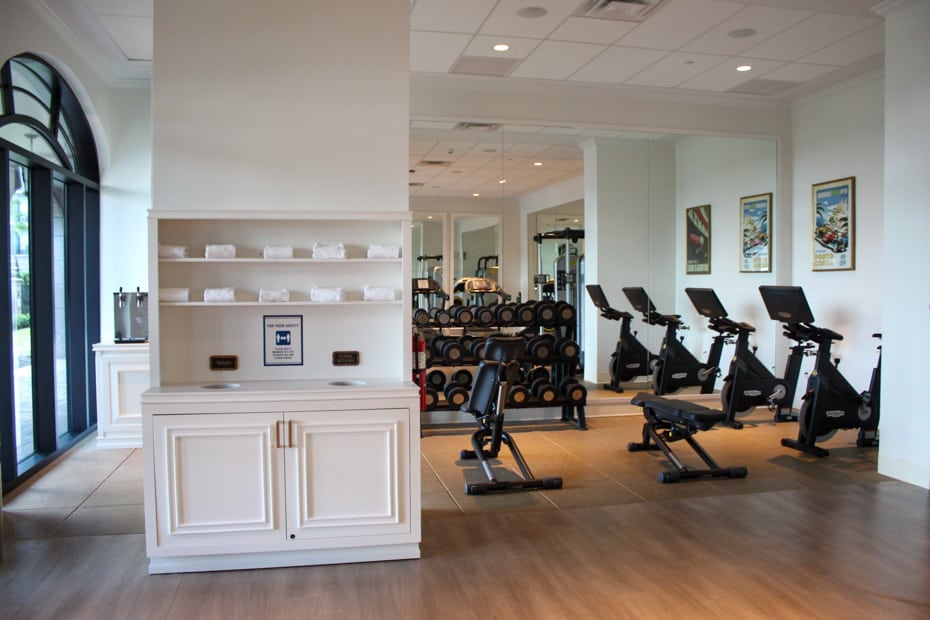 disney world yacht club gym