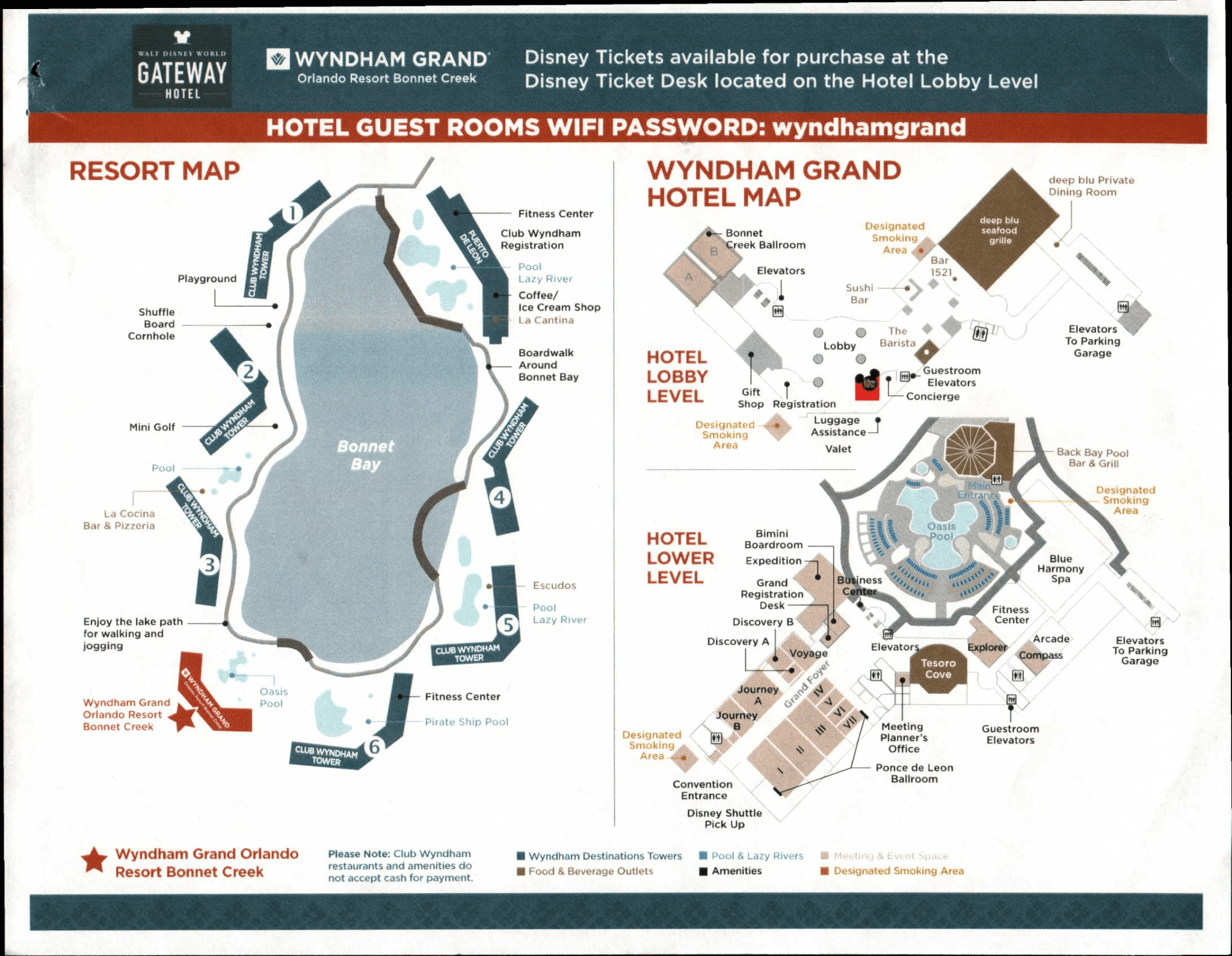 Wyndham Grand Orlando Creek Map