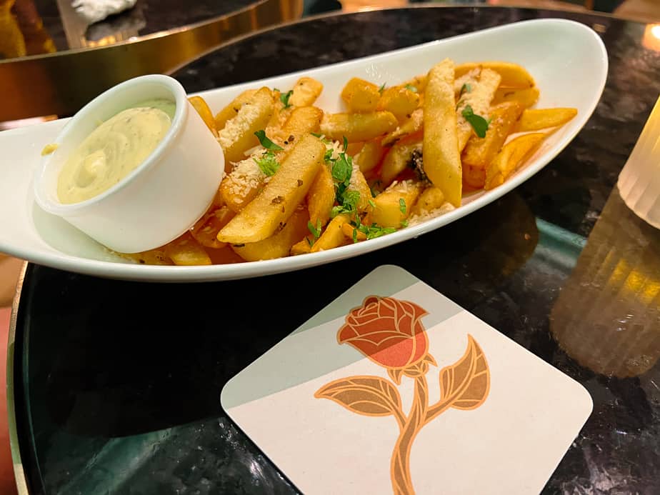 an order of Truffle Fries at the lounge of Disney's Grand Floridian