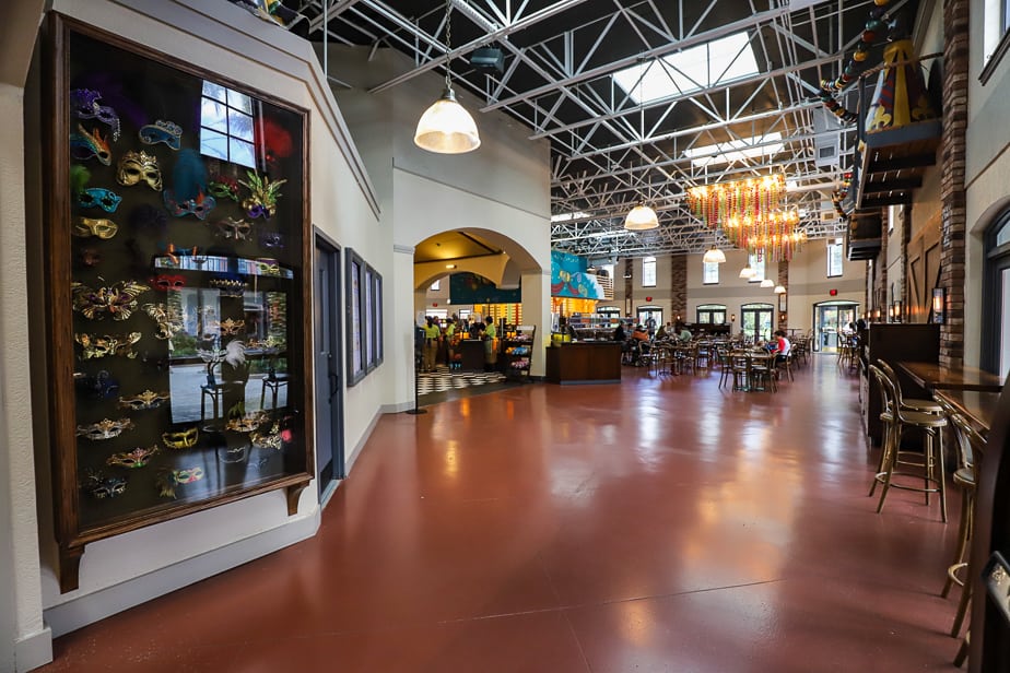 the interior of Sassagoula Floatworks