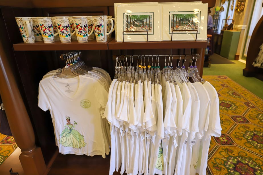 items in the gift shop at Port Orleans French Quarter 