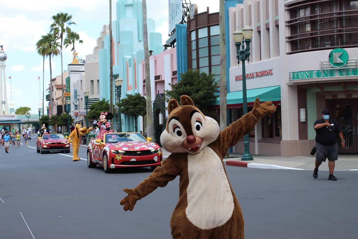 Hollywood Studios Character Motorcades and Route