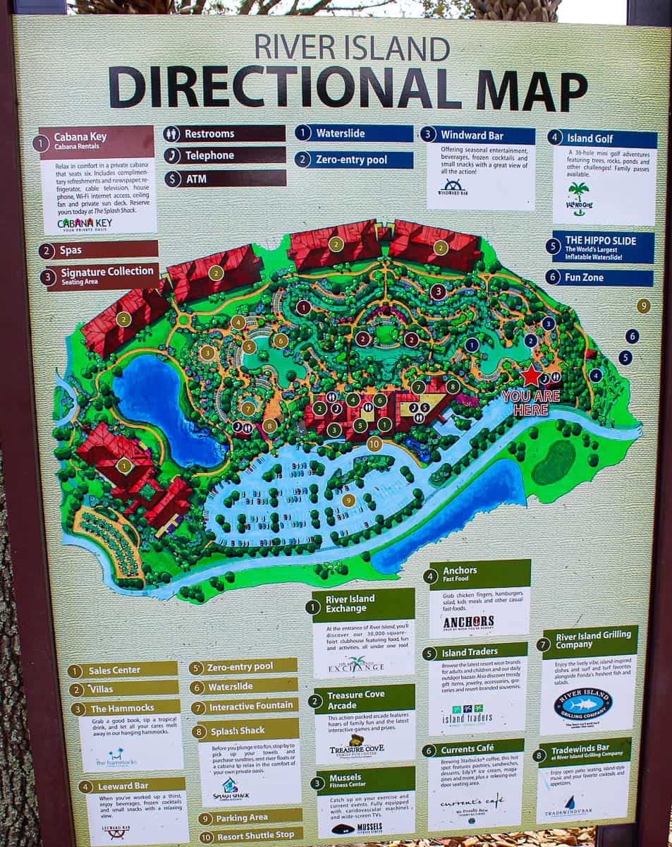 Orange Lake's River Island (With the Lazy River and Cabanas)