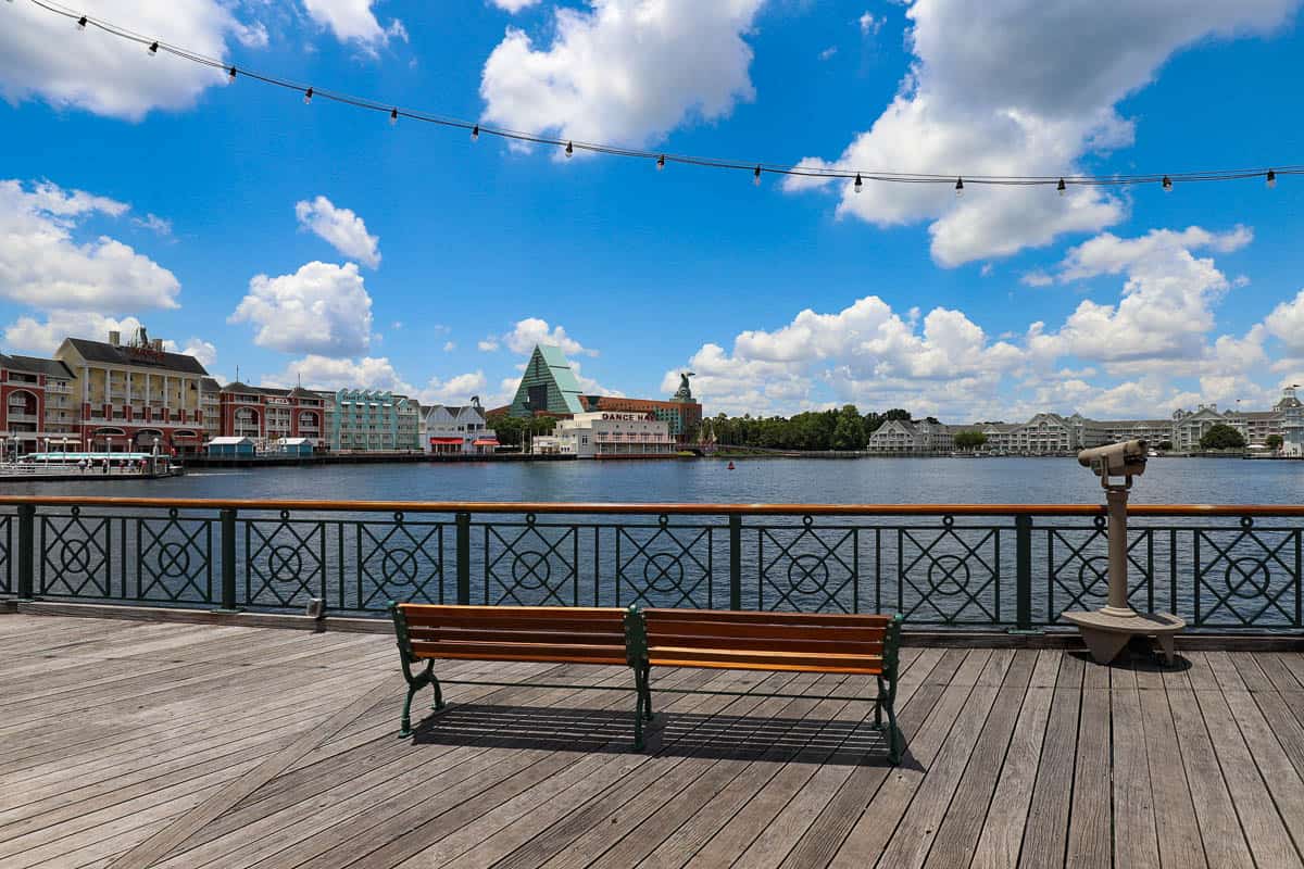 Walkway from Disney's Hollywood Studios to the Boardw