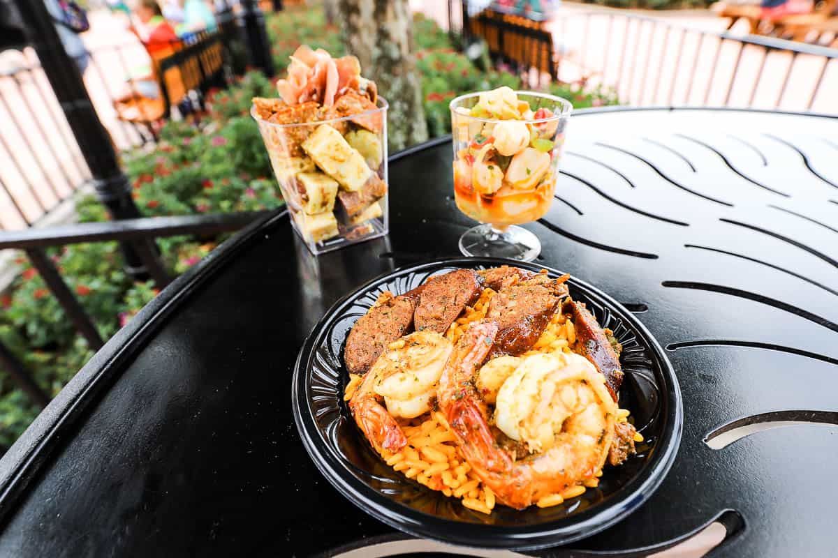 Spain's Marketplace Food Items at Epcot Food and Wine