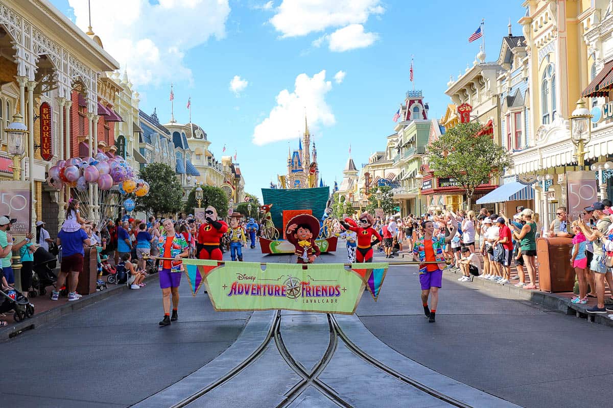 Tips for Seeing Disney's Adventure Friends Cavalcade at Magic Kingdom