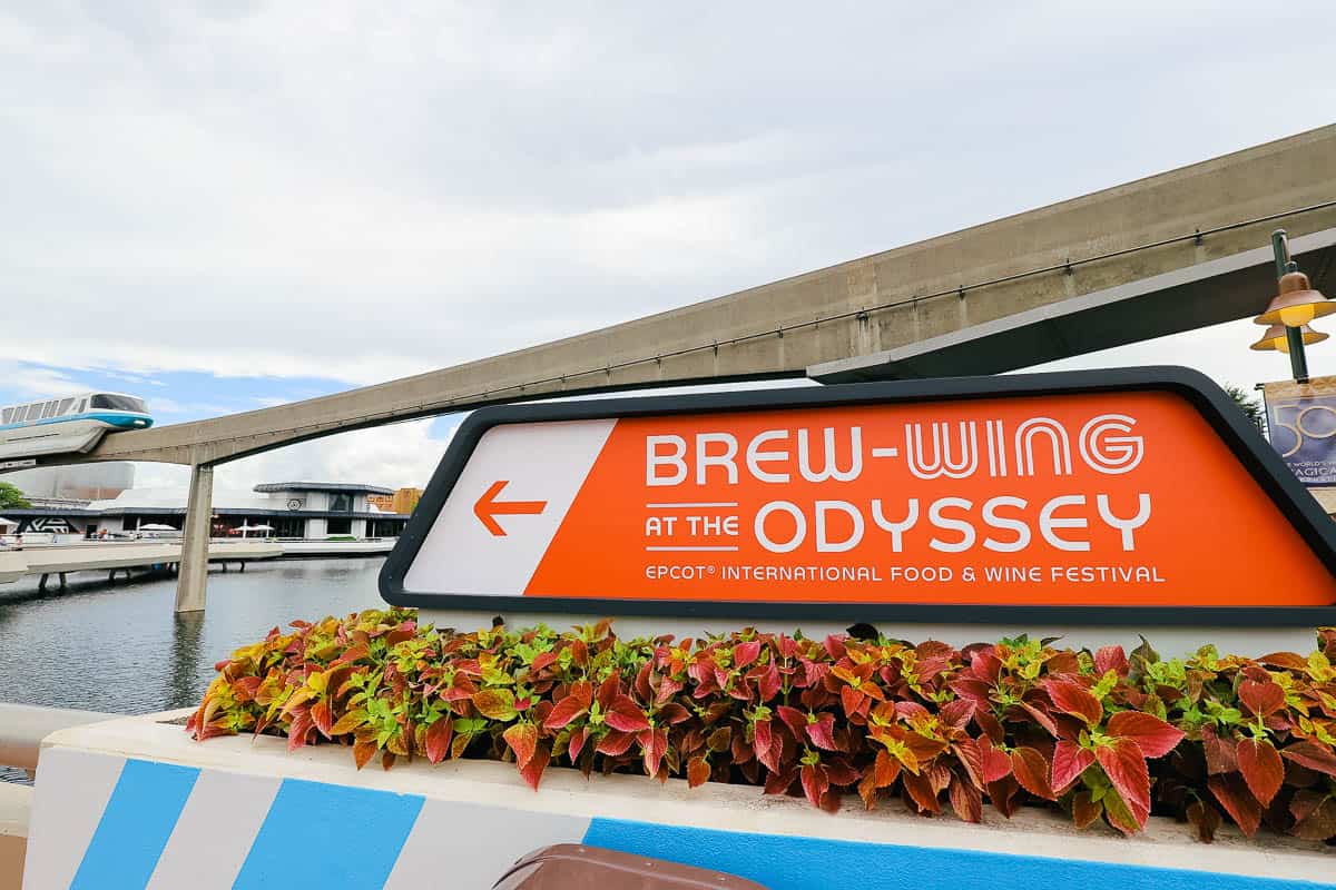 Brew-Wing Review (The Odyssey) at Epcot Food and Wine