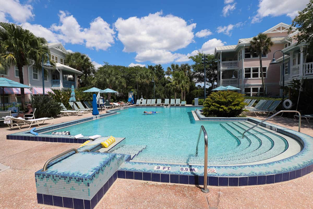 a quiet pool at old key west