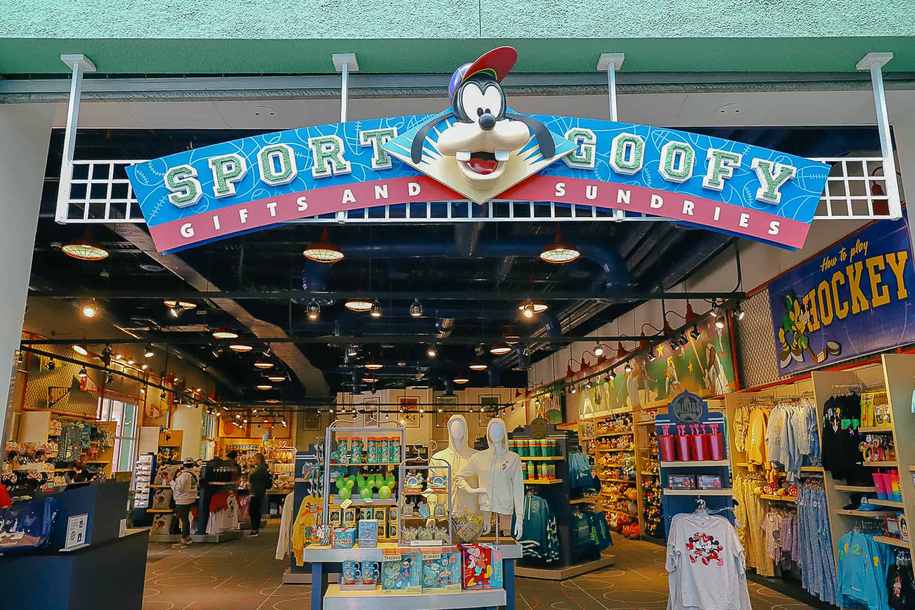 Sport Goofy Gifts and Sundries (Photos of Disney’s All-Star Sports Gift Shop)