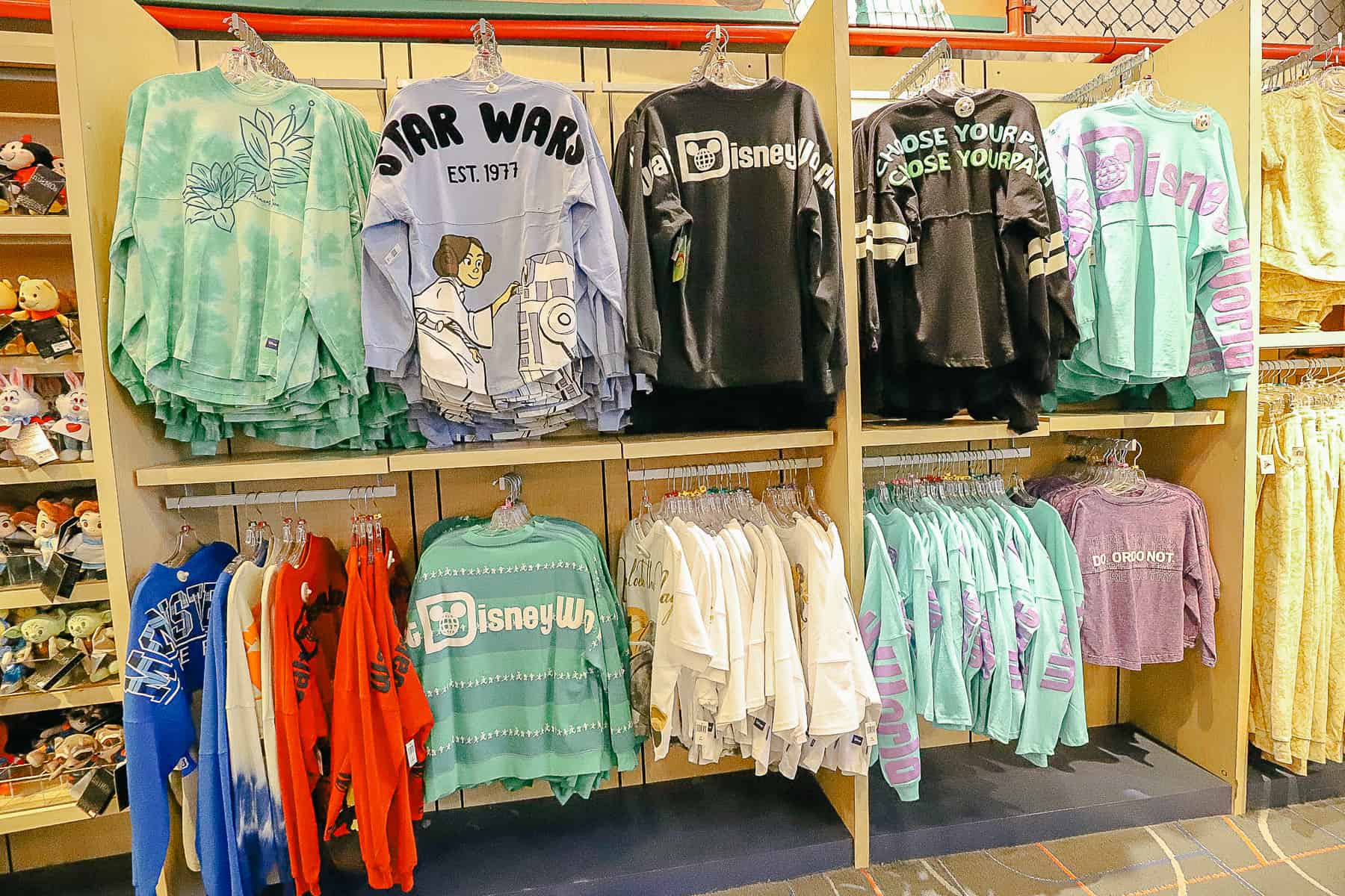 Disney Spirit Jersey Selection at Goofy's Sport Gift Shop 