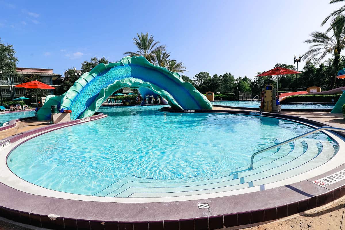 a view of the pool at Disney's Port Orleans French Quarter Resort 