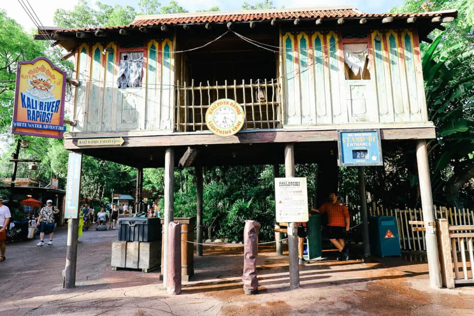 an older picture of Kali River Rapids 