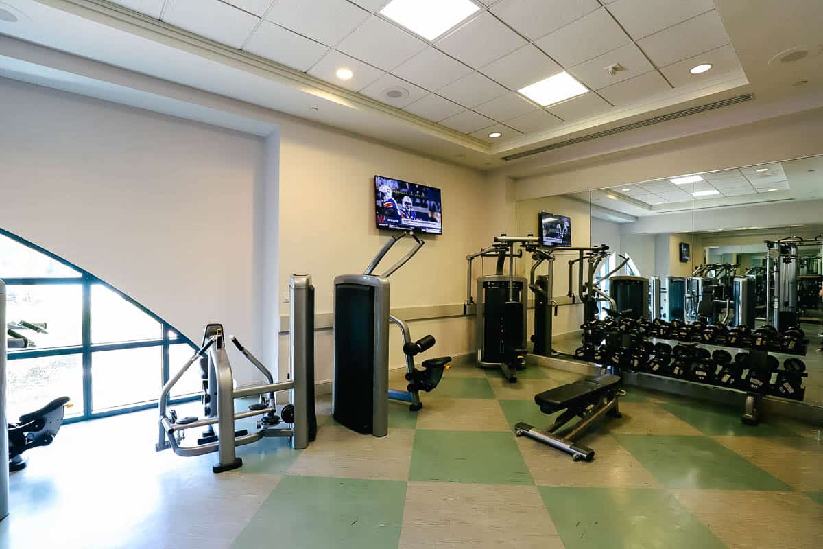 disney world yacht club gym