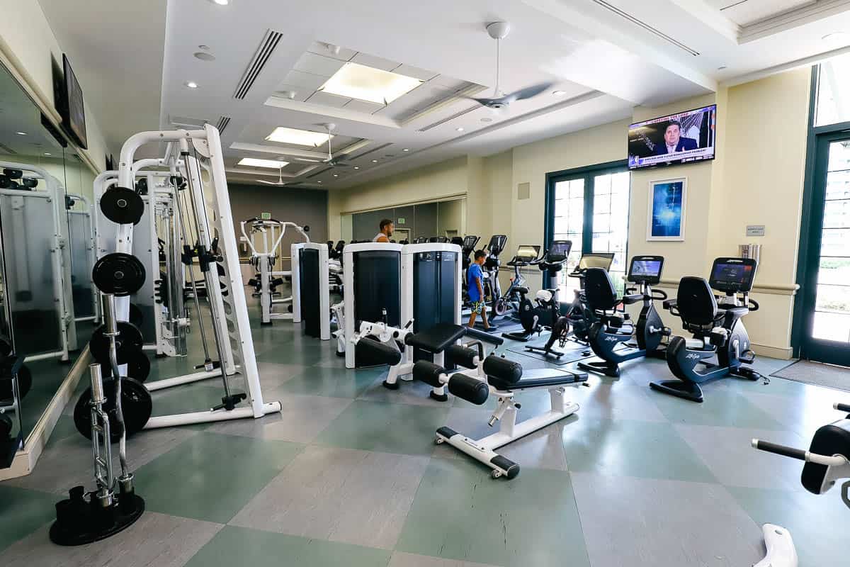 disney world yacht club gym