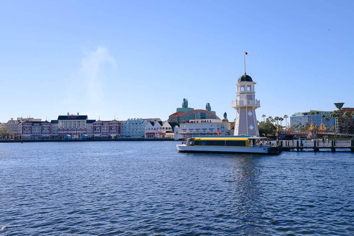 Friendship Boats at Disney's Yacht Club 