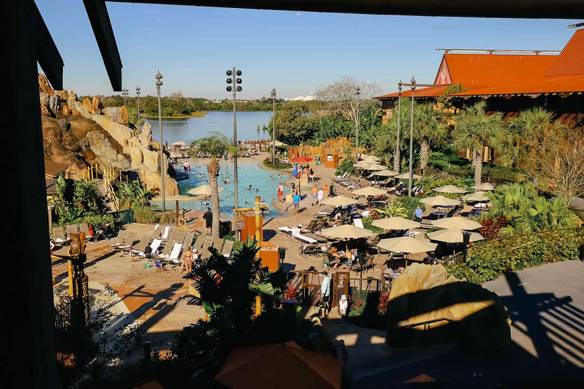 view from a table at 'Ohana