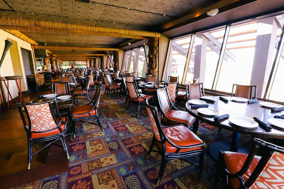 Dining area in 'Ohana character breakfast