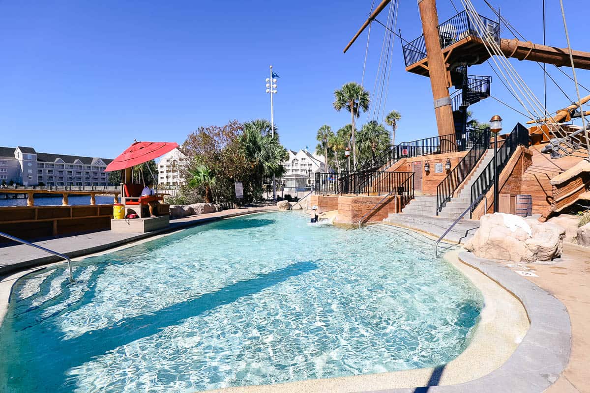 Kiddie Pool at Disney's Yacht Club 