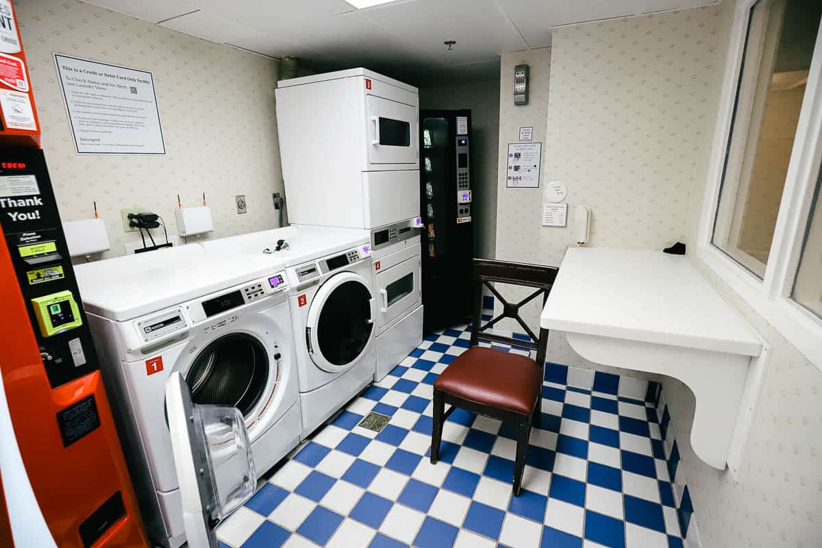 yacht club laundry room
