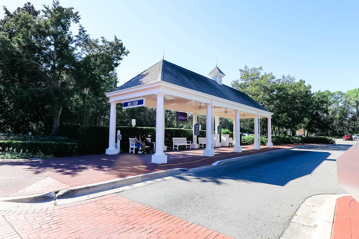 Bus Stop at the Yacht Club 