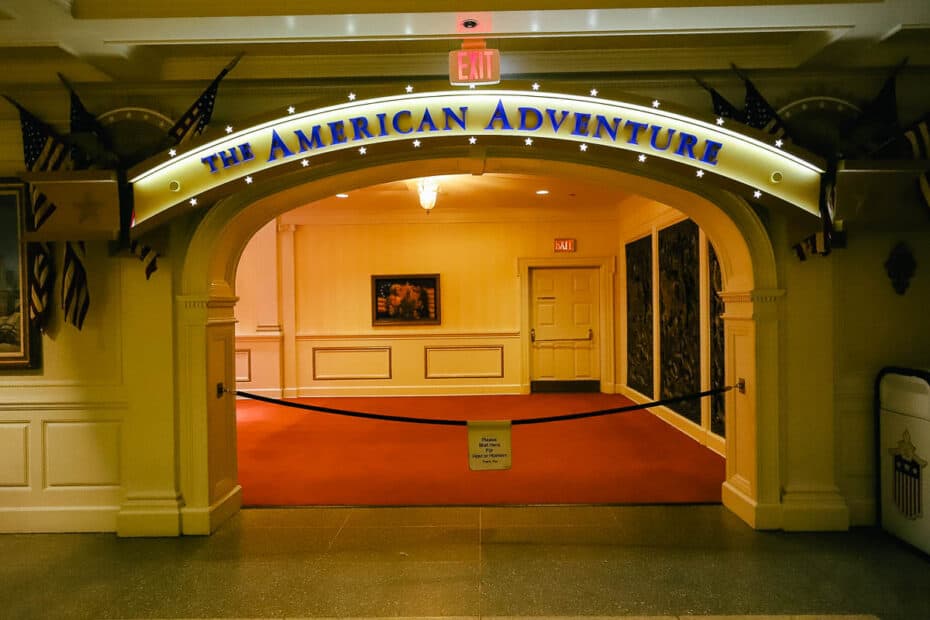 The American Adventure attraction at Epcot