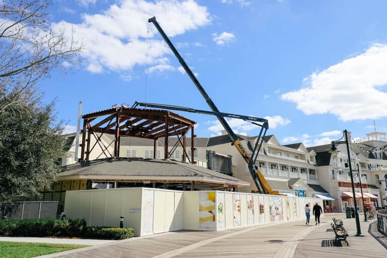 2023 Construction and Refurbishment Progress at Disney’s Boardwalk Inn