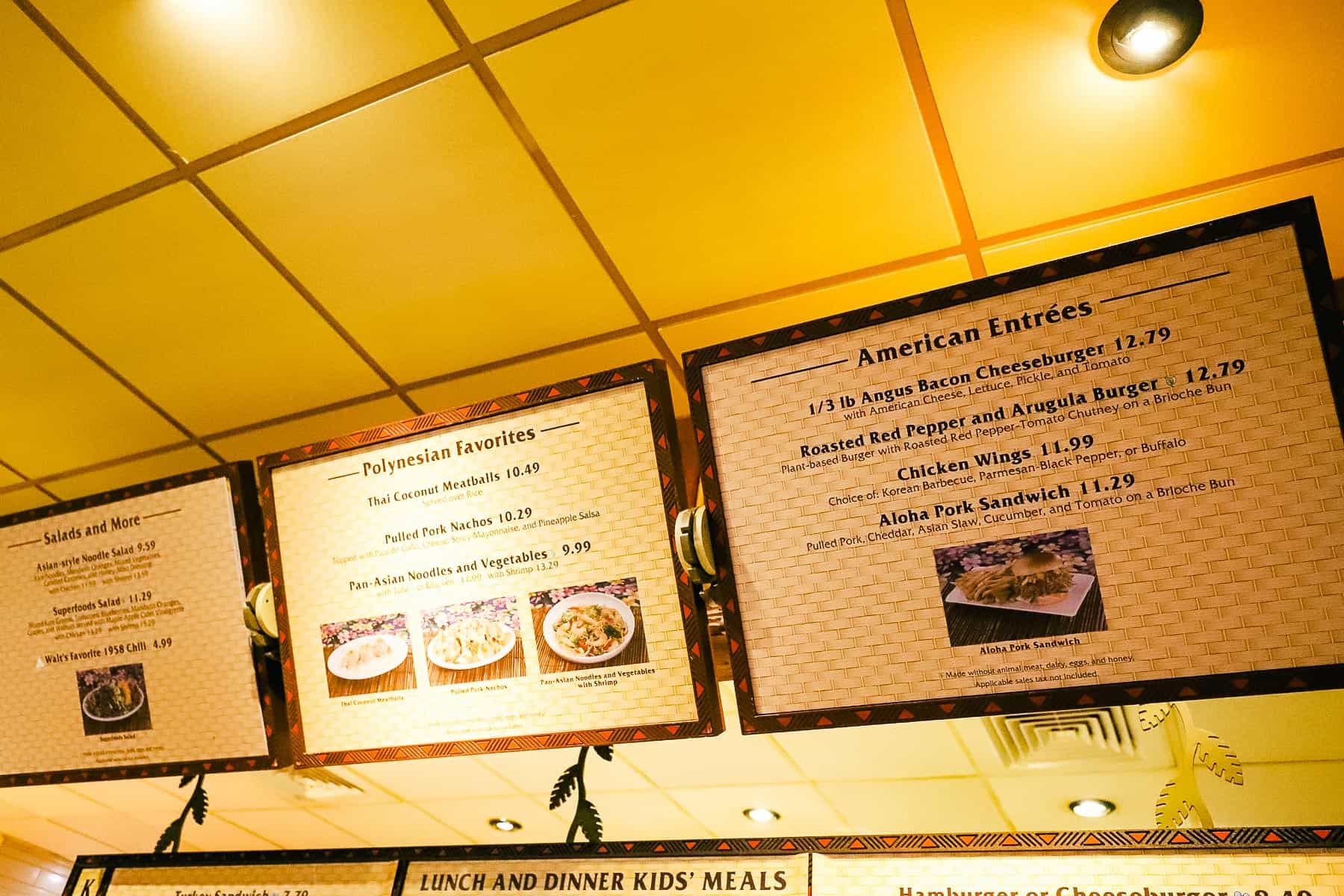 Polynesian Favorites on Capt Cook's Menu 