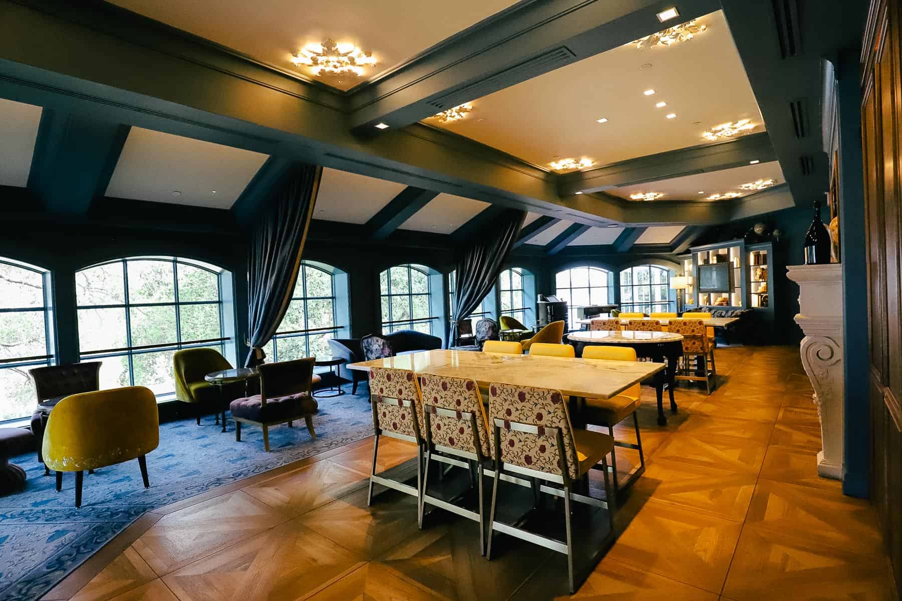 the interior of Enchanted Rose Lounge at Disney's Grand Floridian