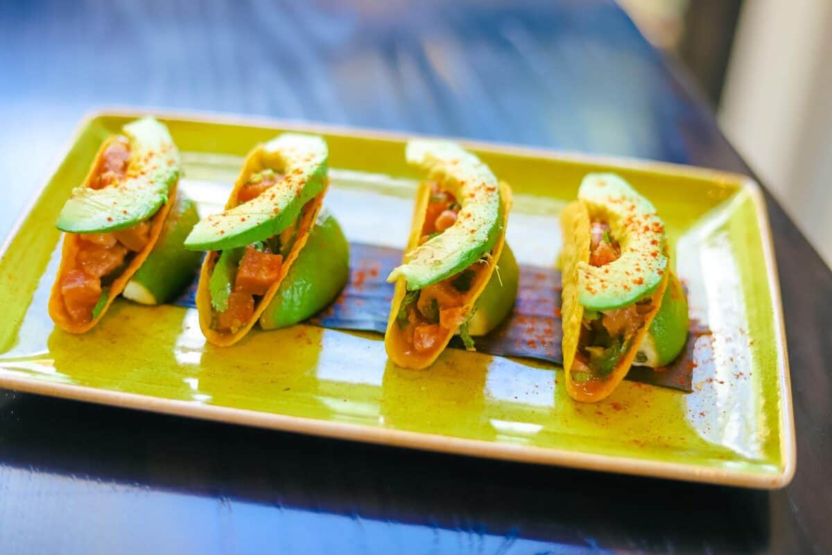 Ahi Tuna Tacos at Disney's Rosa Mexicano 