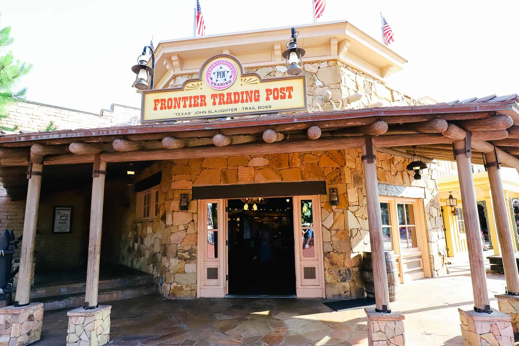 Frontier Trading Post entrance
