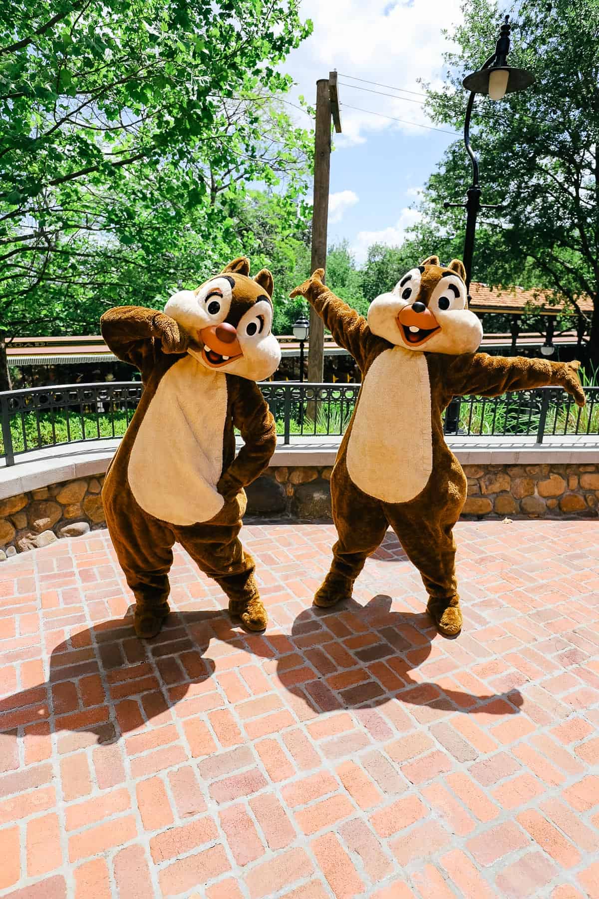 Chip and Dale at Storybook Circus in Magic Kingdom 