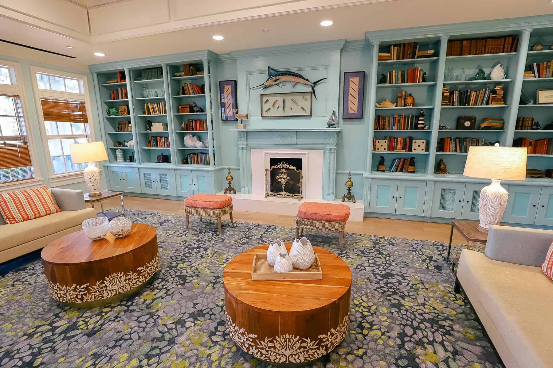 lobby of a Disney World Villa Resort 